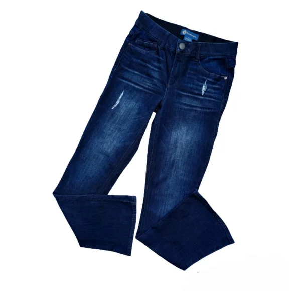 Leg Jeans Democracy Kathryn Bootcut Distressed Jean Democracy Ab